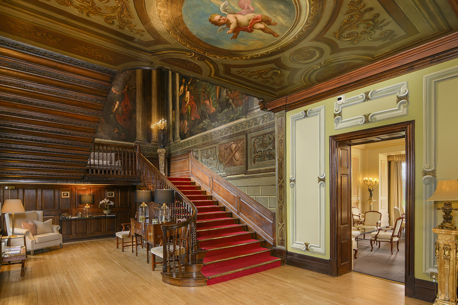 The Great Hall at Fetcham Park, featured in the Pevsner Architectural Guide to Surrey 