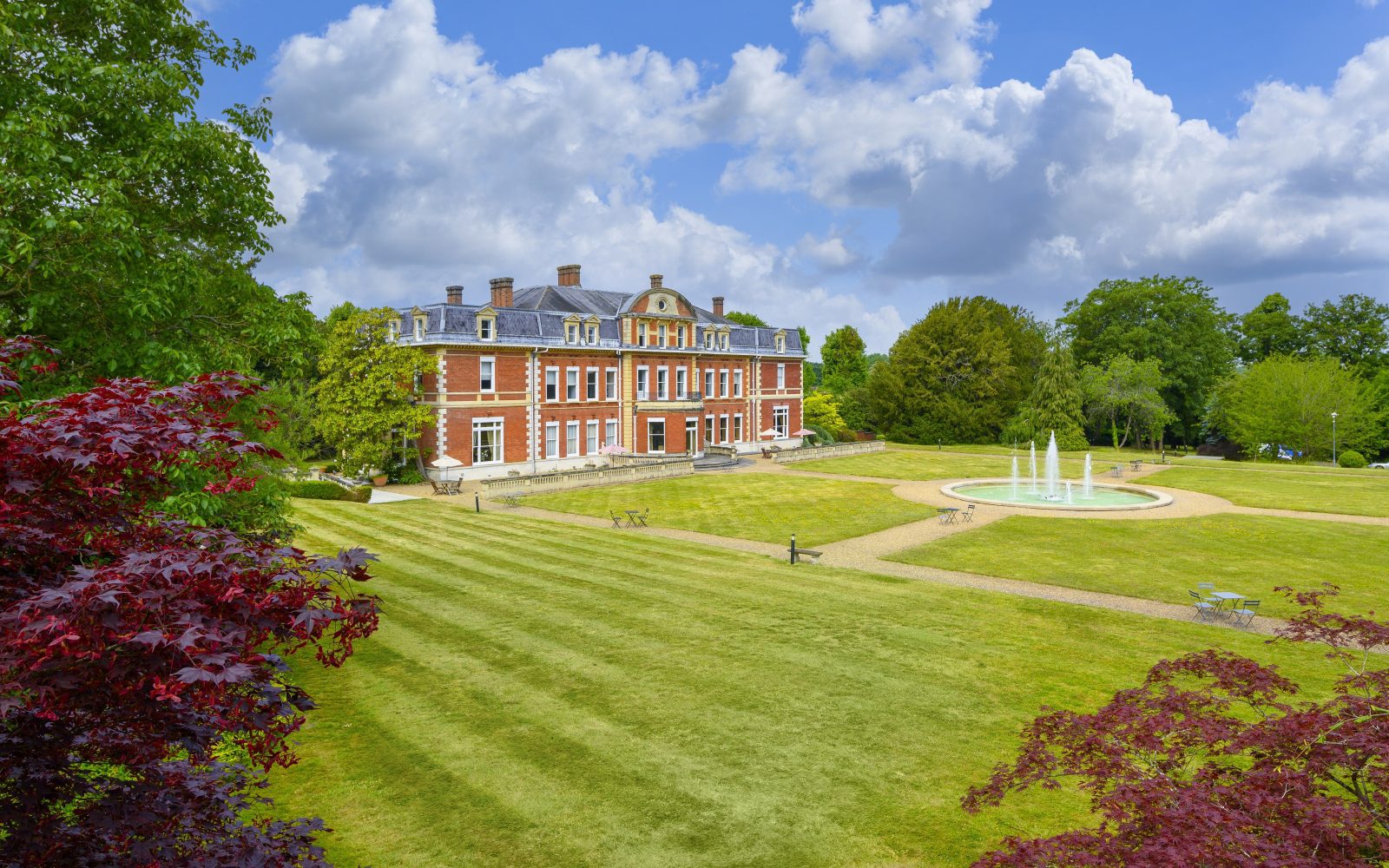 View of the grounds at Fetcham Park